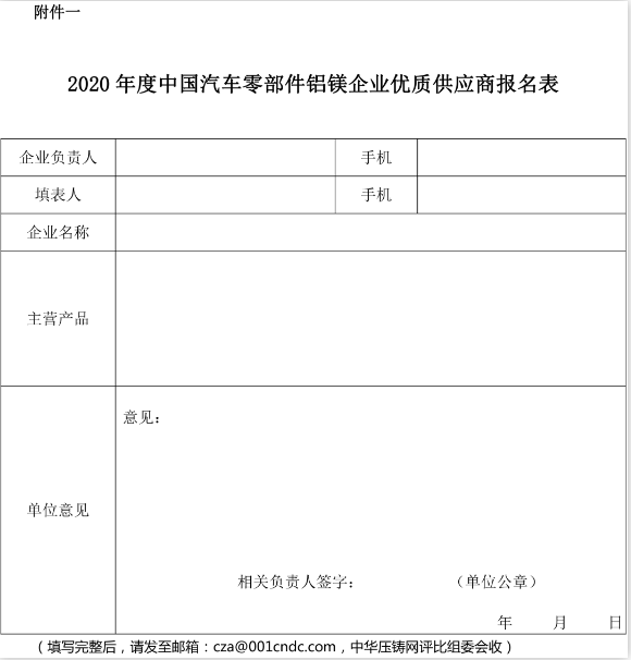 2020年度鋁鎂企業(yè)優(yōu)質(zhì)供應(yīng)商評比正式啟動(dòng)